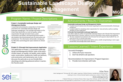 Sustainable Landscape Design and Management